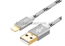 Voxlink Lightning kabel - Silver - 100 cm
